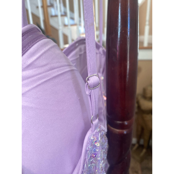 Women's FAERIESTY Gown 4XL Purple Sequin - Picture 6 of 10